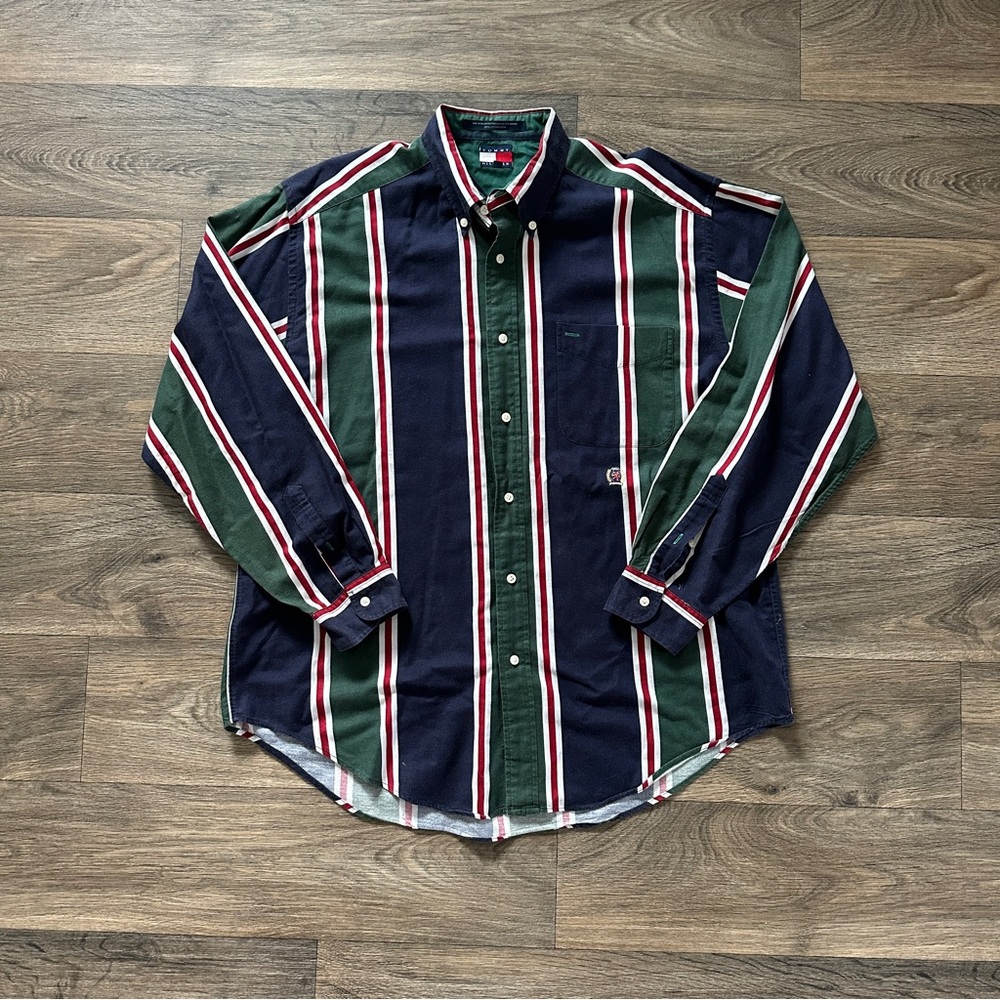 Tommy Hilfiger striped button up shirt